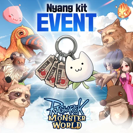 Ragnarok Monster World - Nyang Kit Claim Tickets